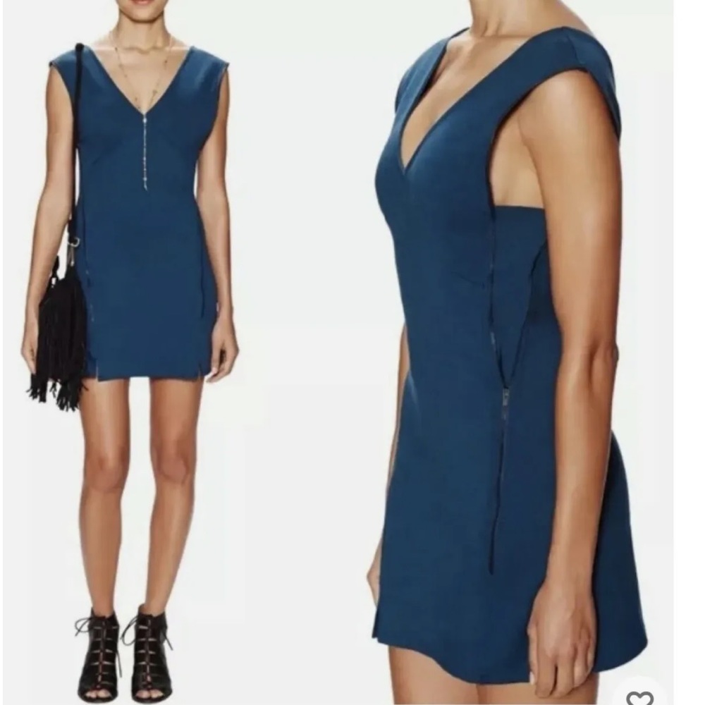 Free People Oslo dual side zipper dress -M